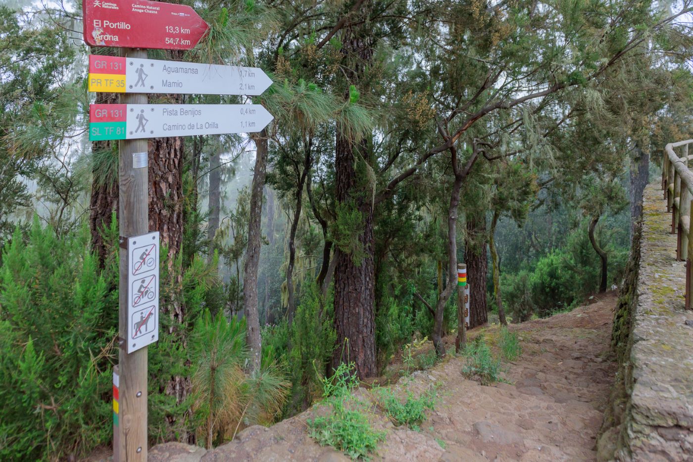 SL TF 81.1 Conexión Orilla del Monte - Pista de Benijos